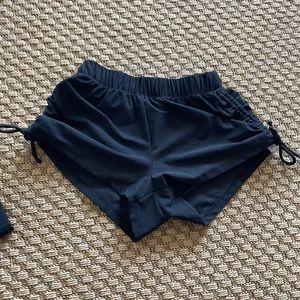 Black high tied shorts five dancewear PA